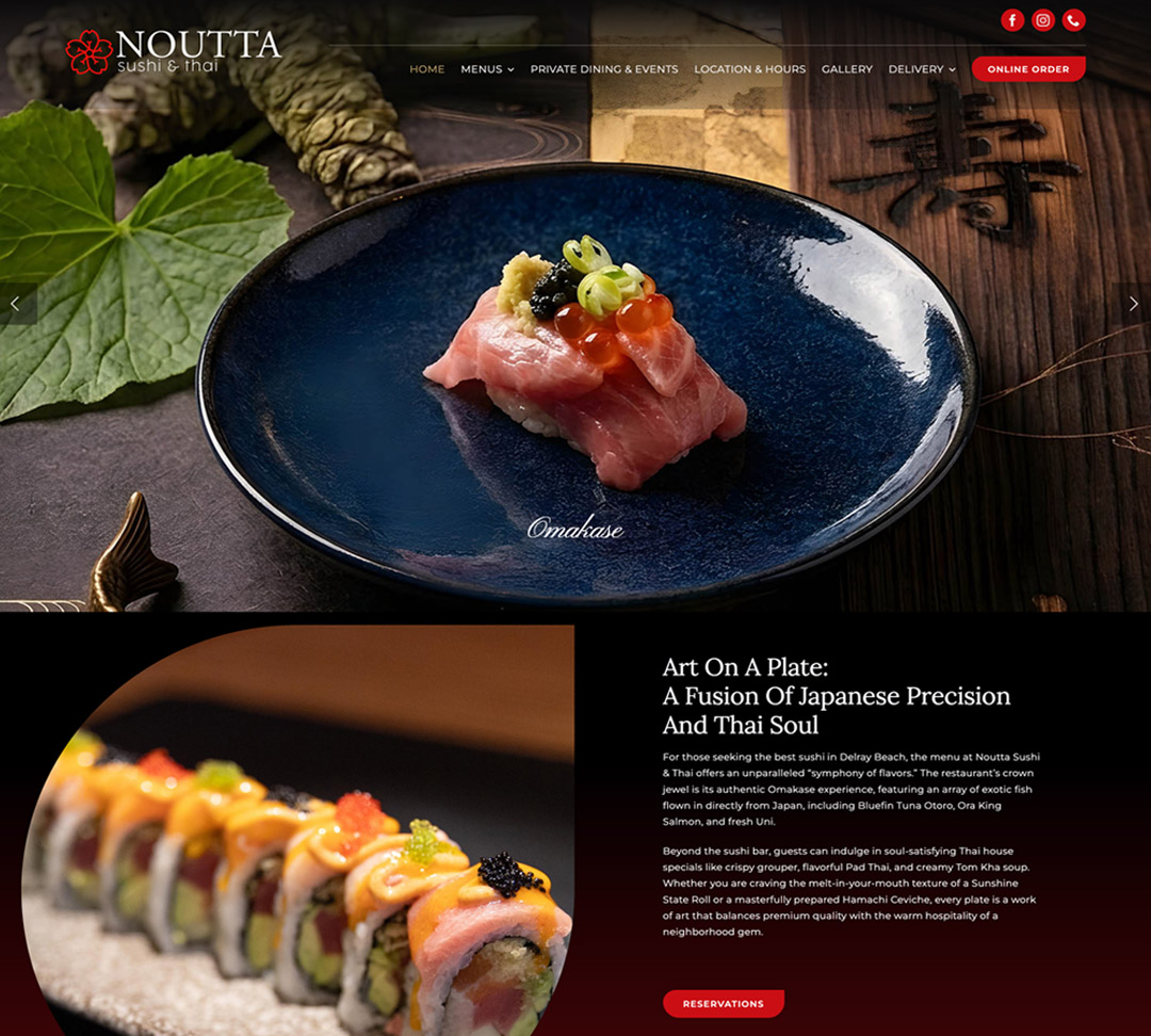 Noutta Sushi and Thai Delray Beach
